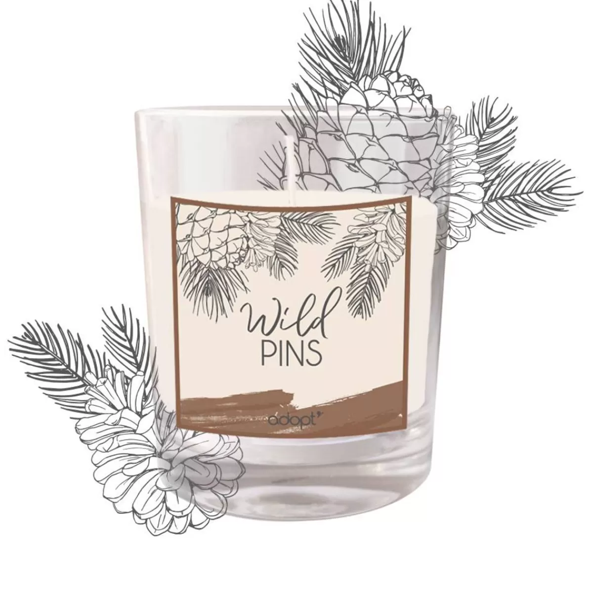 Adopt Wild Pins^ Scented Candle